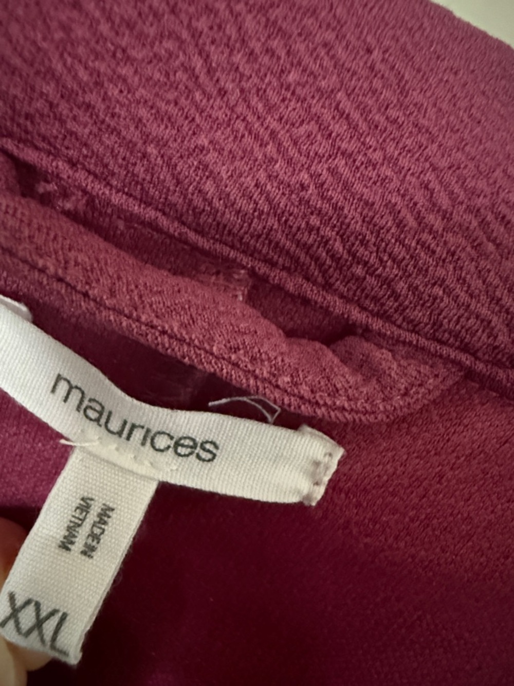 Maurices Open-Front Blazer in Deep Raspberry - Picture 2 of 3